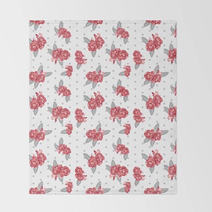 Floral Bama Alabama Crimson Tide Gifts For University Of Alabama Students And Alumni Throw Blanket By Varsity Society6