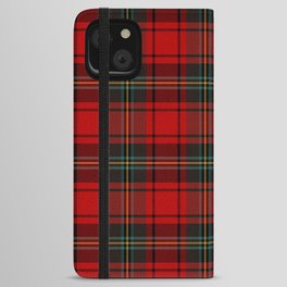  Christmas Tartan Plaid iPhone Wallet Case