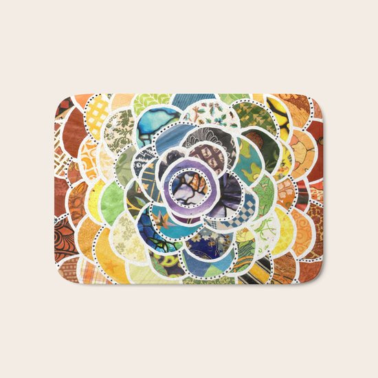 Rainbowbloom Bath Mat