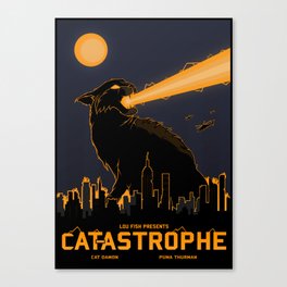Cat-astrophe Canvas Print