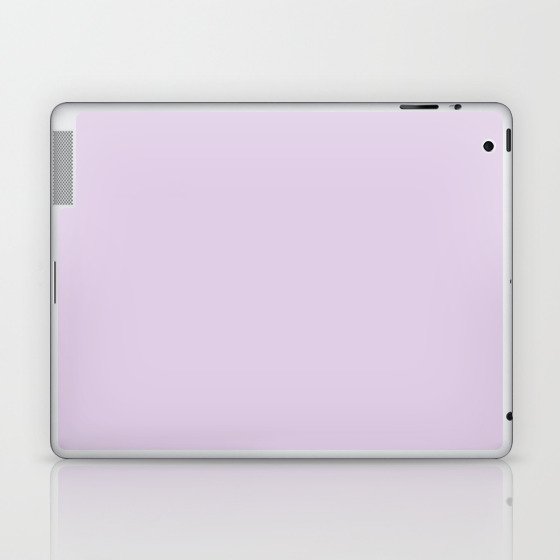 Now Orchid Bloom pale pastel solid color modern abstract illustration  Laptop & iPad Skin