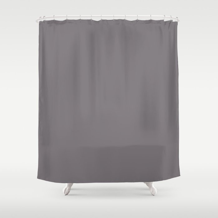 Monsoon Gray Shower Curtain