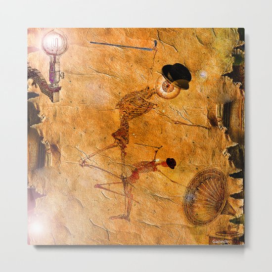 Monsieur Bone et le Music Hall Metal Print