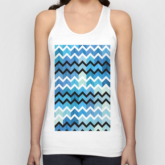 Chevron Pattern Unisex Tank Top