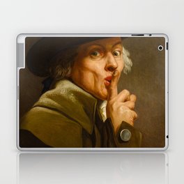 Self Portrait, The Silence, 1790 by Joseph Ducreux Laptop Skin