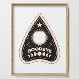 Goodbye Ouija Planchette Serving Tray