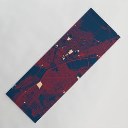 Nouakchott City Map of Mauritania - Hope Yoga Mat