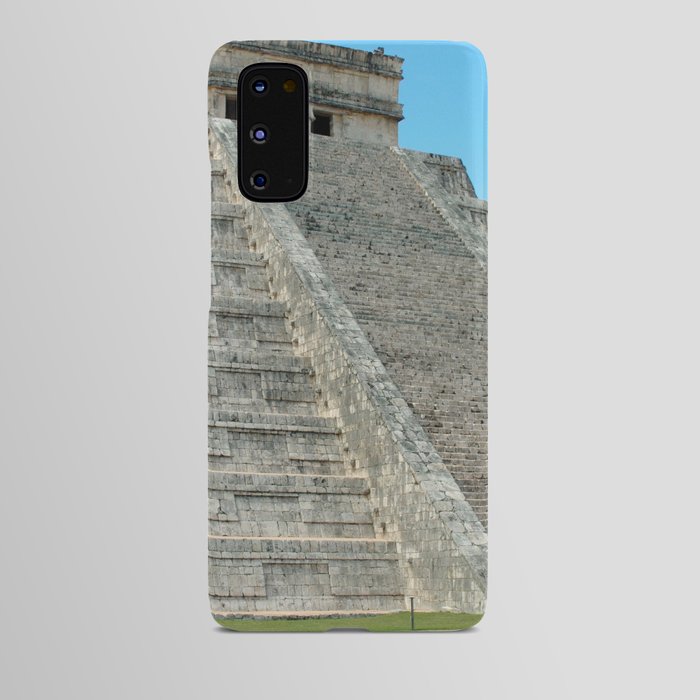 Mexico Photography - Ancient Pyramid Under The Blue Sky Android Case