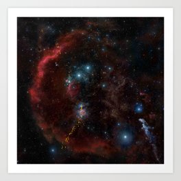 Hubble picture 15 : hops sources in Orion  Art Print