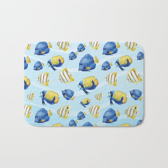 Marine Pattern 08 Bath Mat