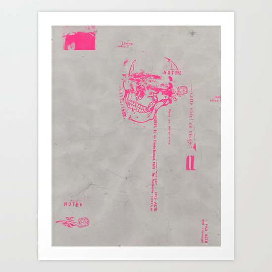 Pink Nihilist Art Print