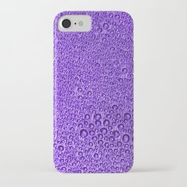 Water Condensation 05 Violet iPhone Case