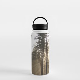 Winter Forest Sun rays in Expressive  Water Bottle
