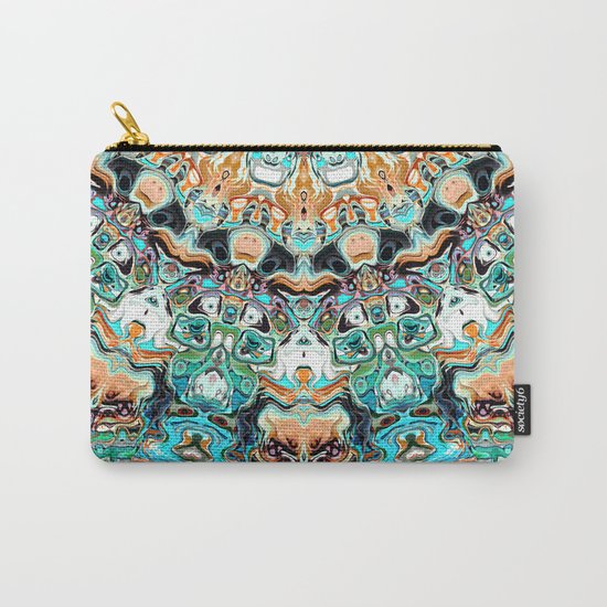 Abstract Colorful Pattern Carry-All Pouch