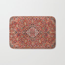 Kashan  Antique Central Persian Rug Print Bath Mat