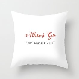 The Classic City Throw Pillow