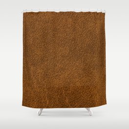 Leather background Shower Curtain