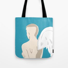 One Winged Angel/ Abstract Concept Drawing Tote Bag