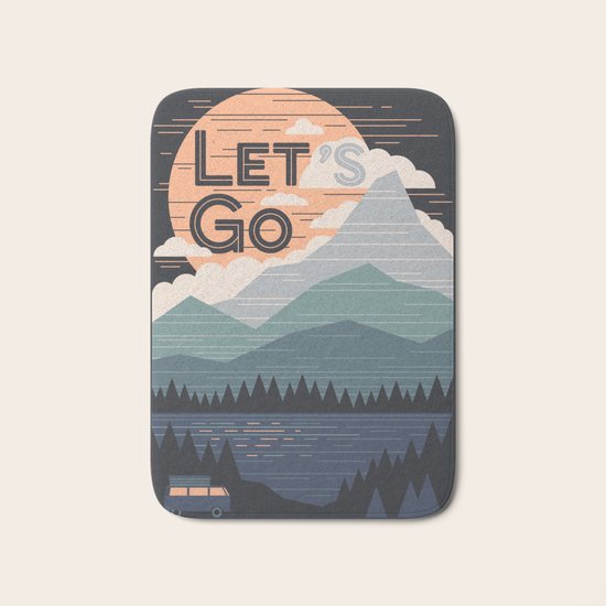 Let's Go Bath Mat