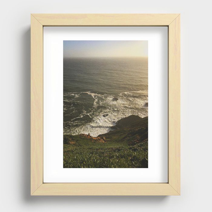 northern california sunset Recessed Framed Print
