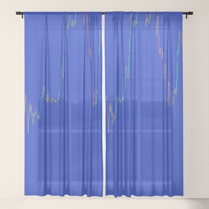 grid blue with color chart sheer curtain by ivanoel society6 bairly sheer color chart