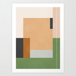Geometric Abstract 114 Art Print