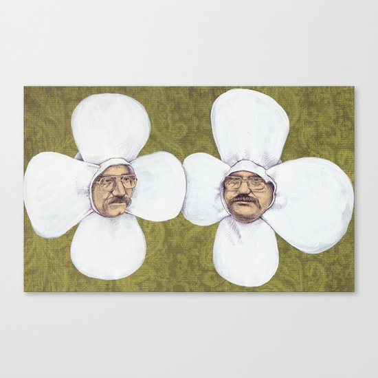 Flower Men Canvas Print