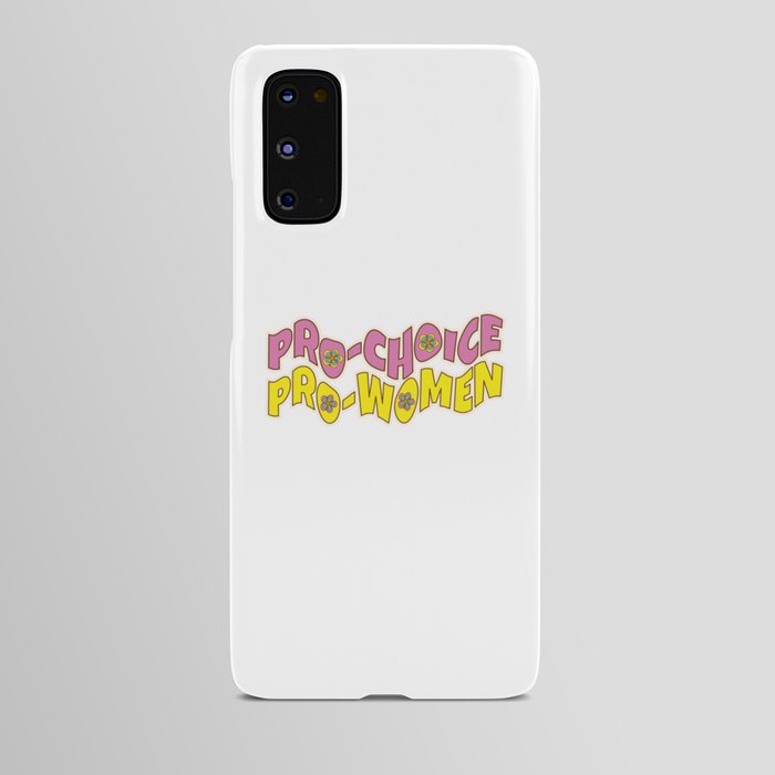 Pro Choice Trippy Typography Android Case