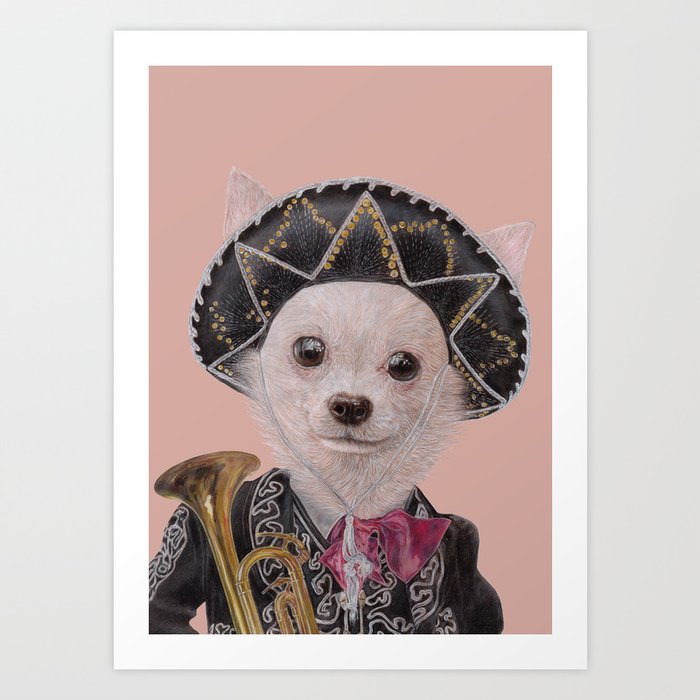 Mexican Chihuahua Art Print