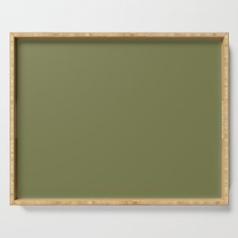 Flooded Swamp Green Serving Tray