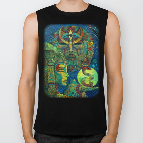 Golden Embrio Biker Tank