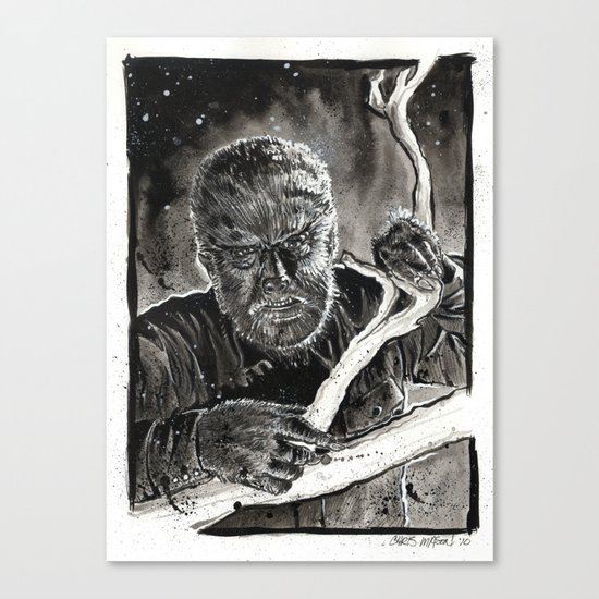 The Wolfman Canvas Print