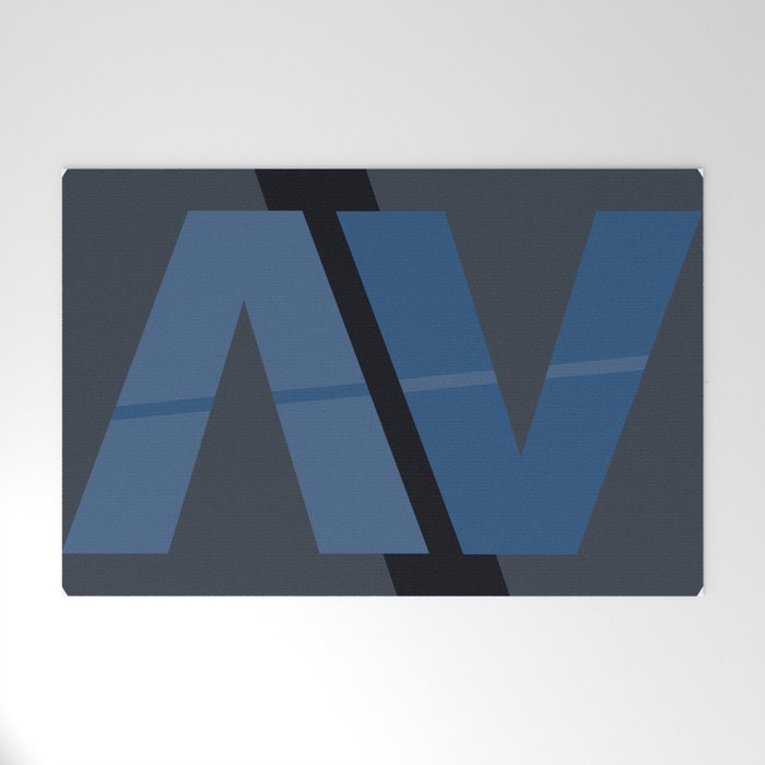 Simple AV Logo Welcome Mat