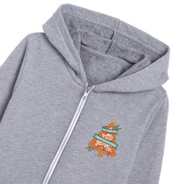 All I Want for Christmas is Pizza Kids Zip Hoodie