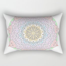 Mandala Series - MAGENTA FLOWER Rectangular Pillow