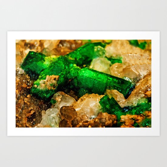 EMERALDS Art Print