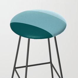 Solid blue green colors pattern palette Bar Stool