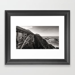 Bixby Bridge - California Framed Art Print