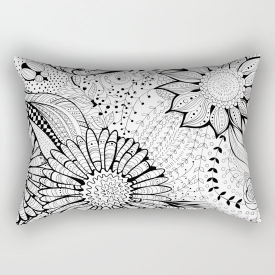 Floral garden Rectangular Pillow