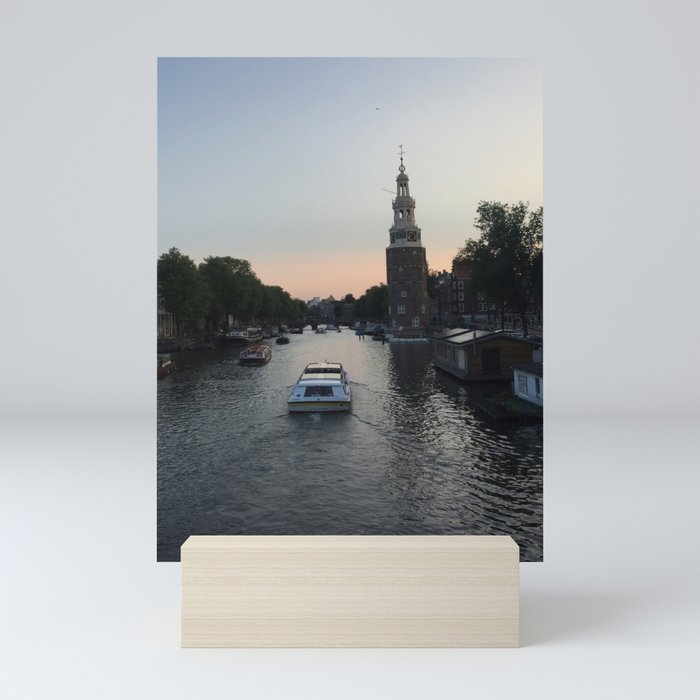 Amsterdam Summer Night Mini Art Print