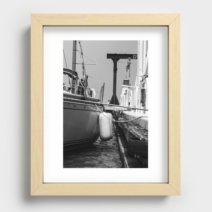 Dockside Recessed Framed Print