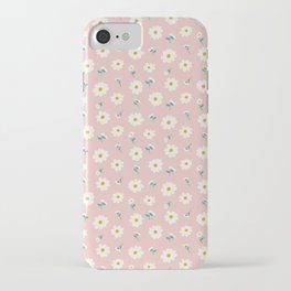 Daisies light pink iPhone Case