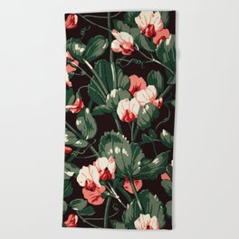 Vintage Floral 8b Beach Towel