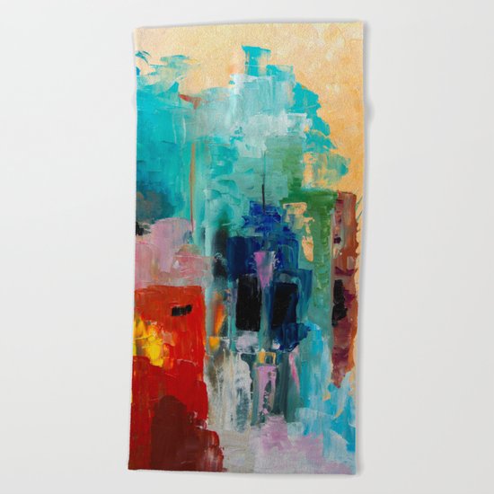 Summer at the ocean Beach Towel