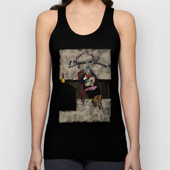 L'élégance du hérisson (Muriel Barbery)- COVERS OF BOOKS THAT NOBODY ASKED ME TO ILLUSTRATE N.1 Unisex Tank Top