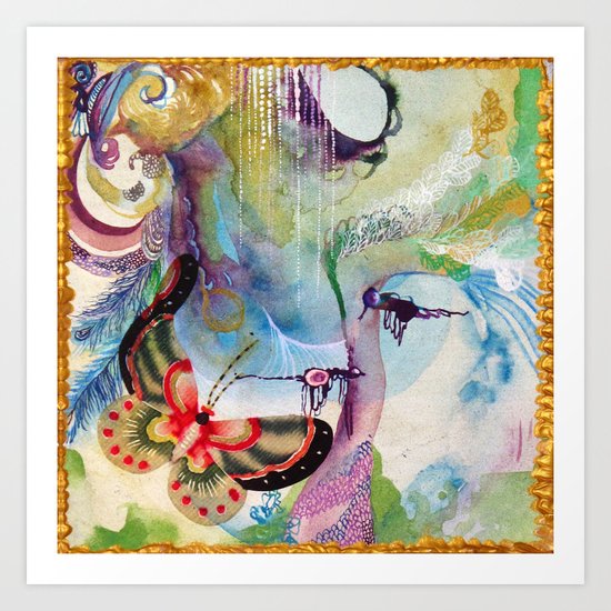 Divergence Art Print