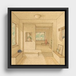 Room Framed Canvas