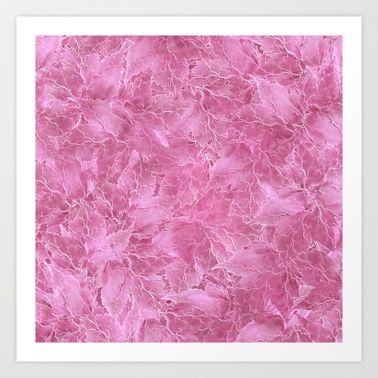 Frozen Leaves 22 Art Print