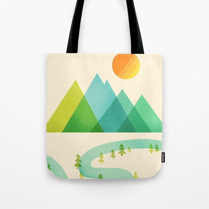 Bend in the River Tote Bag