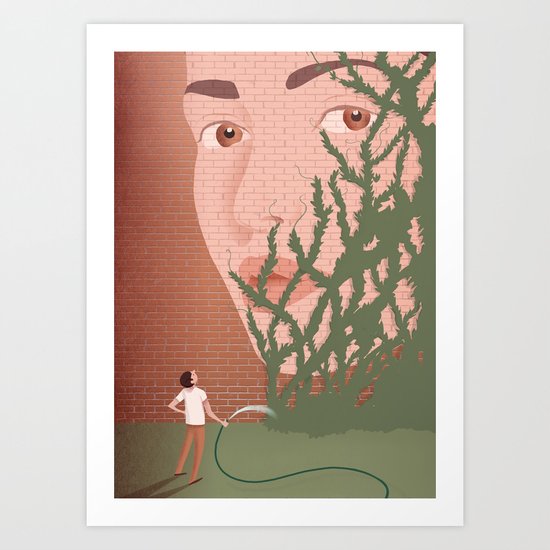 Learn to forget Art Print